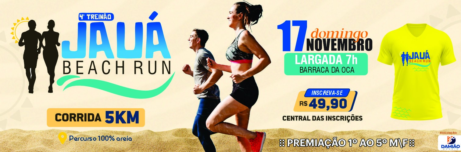 4º TREINÃO JAUÁ BEACH RUN